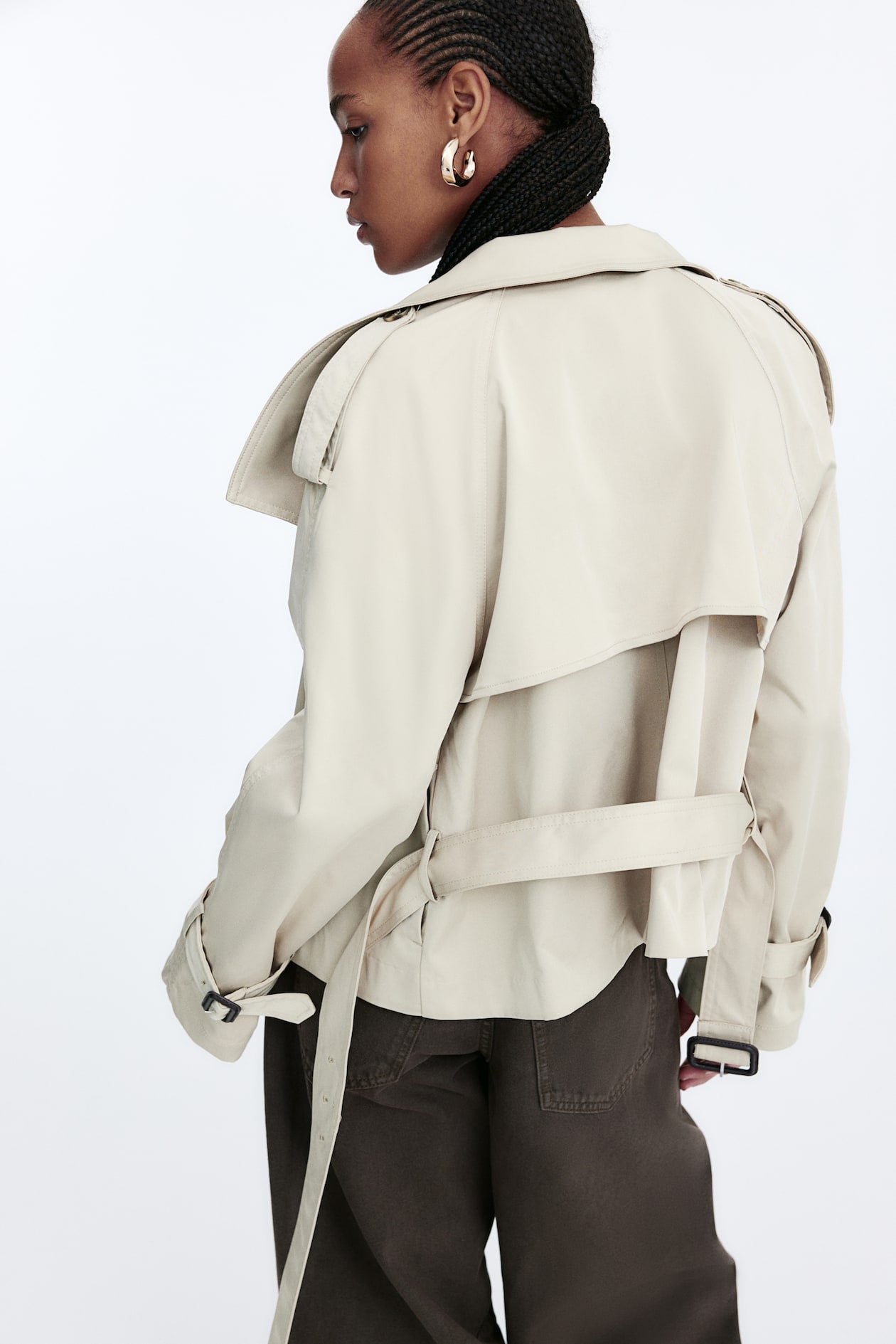 Short trench coat