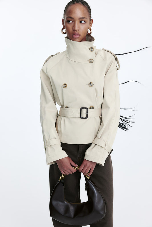 Short trench coat